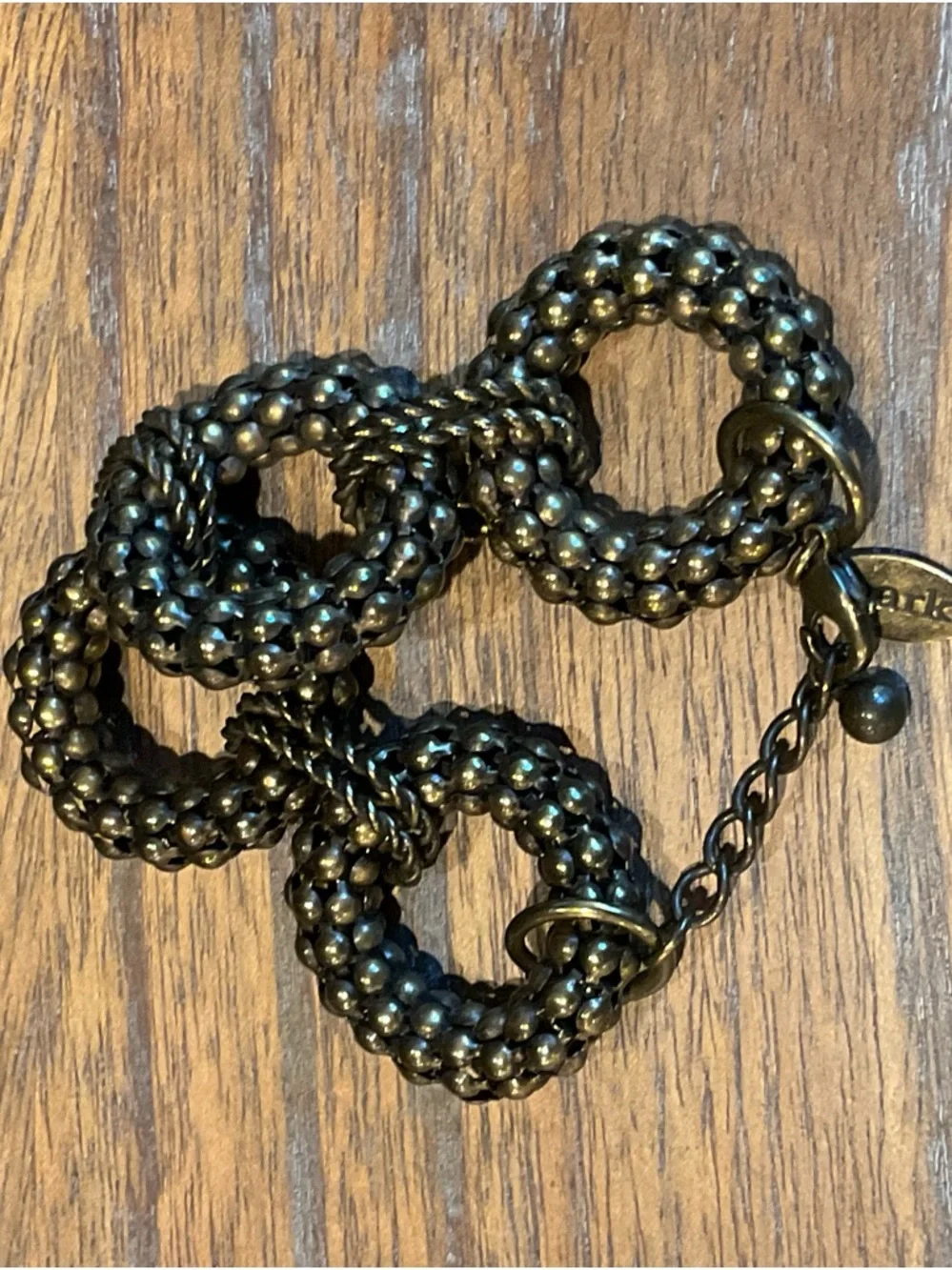 Mark an Avon Chunky Statement Link Bracelet  in Aged Brass Tone - Picture 6 of 7